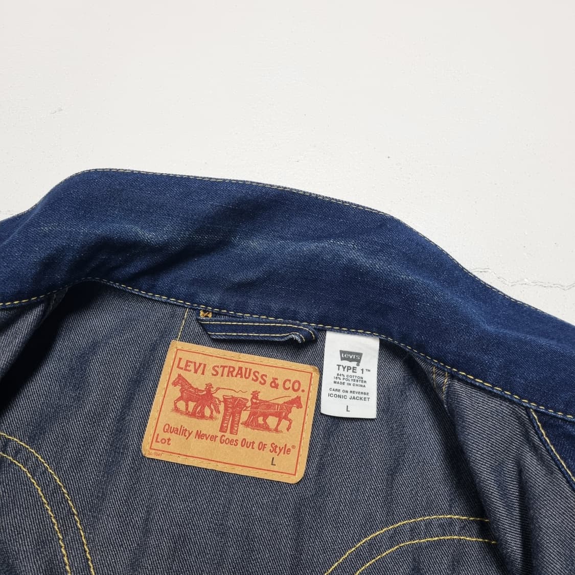 LEVIS TYPE 1  ICONIC 데님자켓 - L   상품이미지9