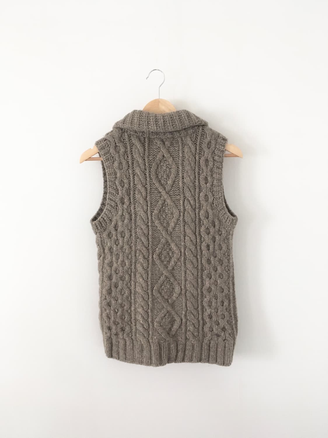 cable wool vest  상품이미지8