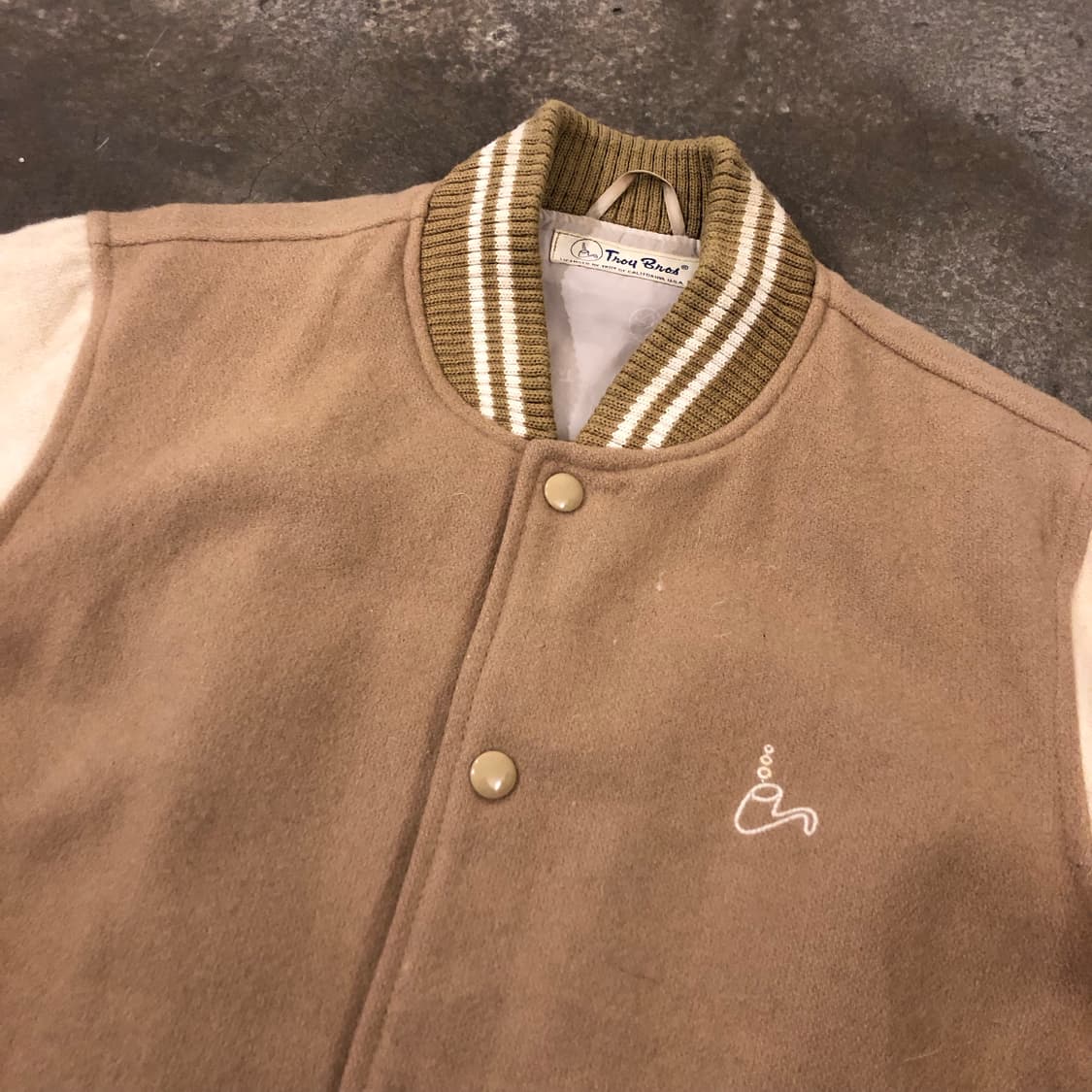 Troy Bras Wool Varsity Jacket 상품이미지2