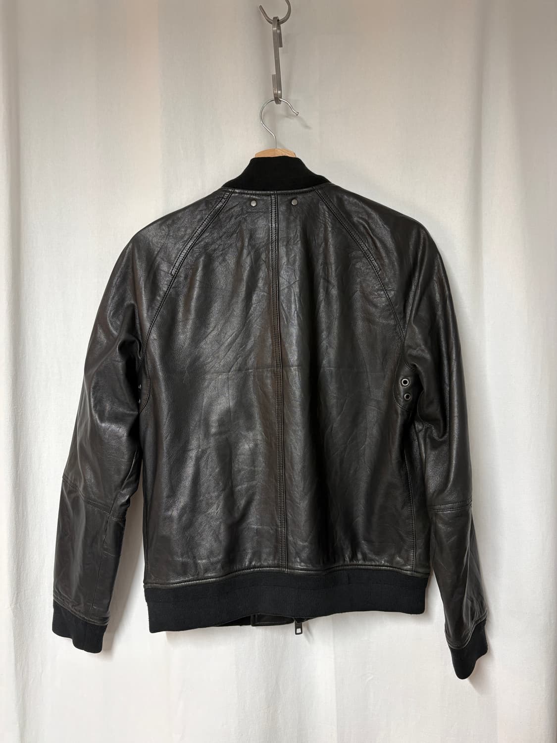 코치 14aw 레더 봄버 자켓 상품이미지2