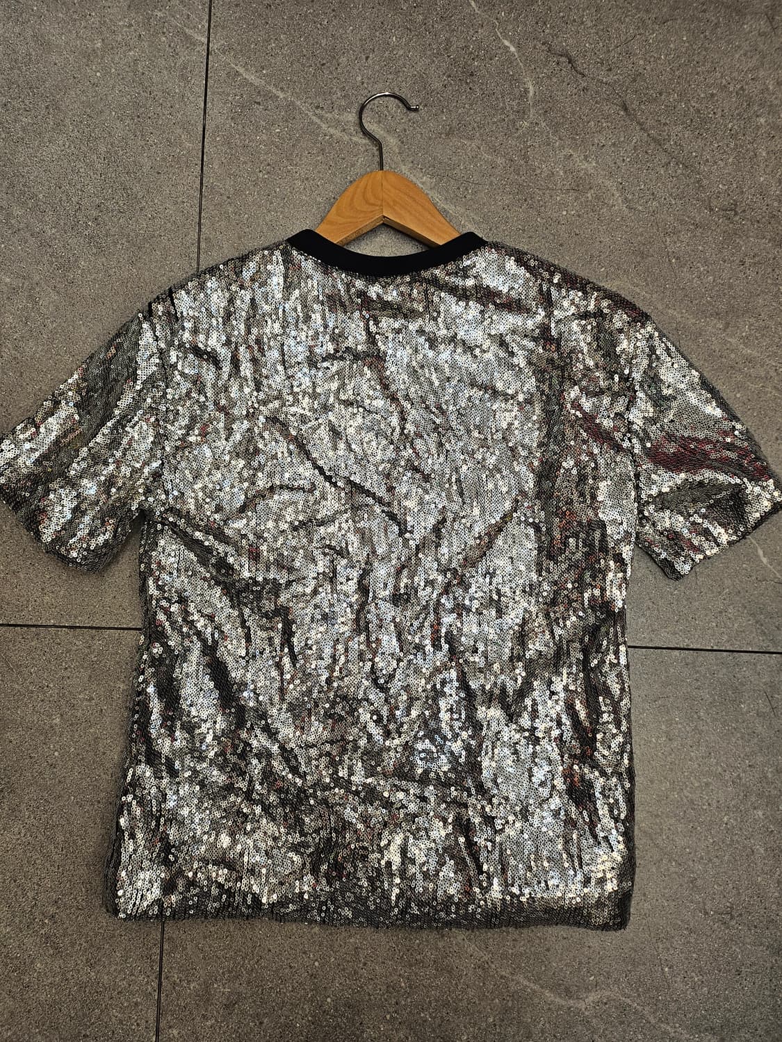 MSGM 실버스팽글 반팔 키즈 티셔츠 12 상품이미지5