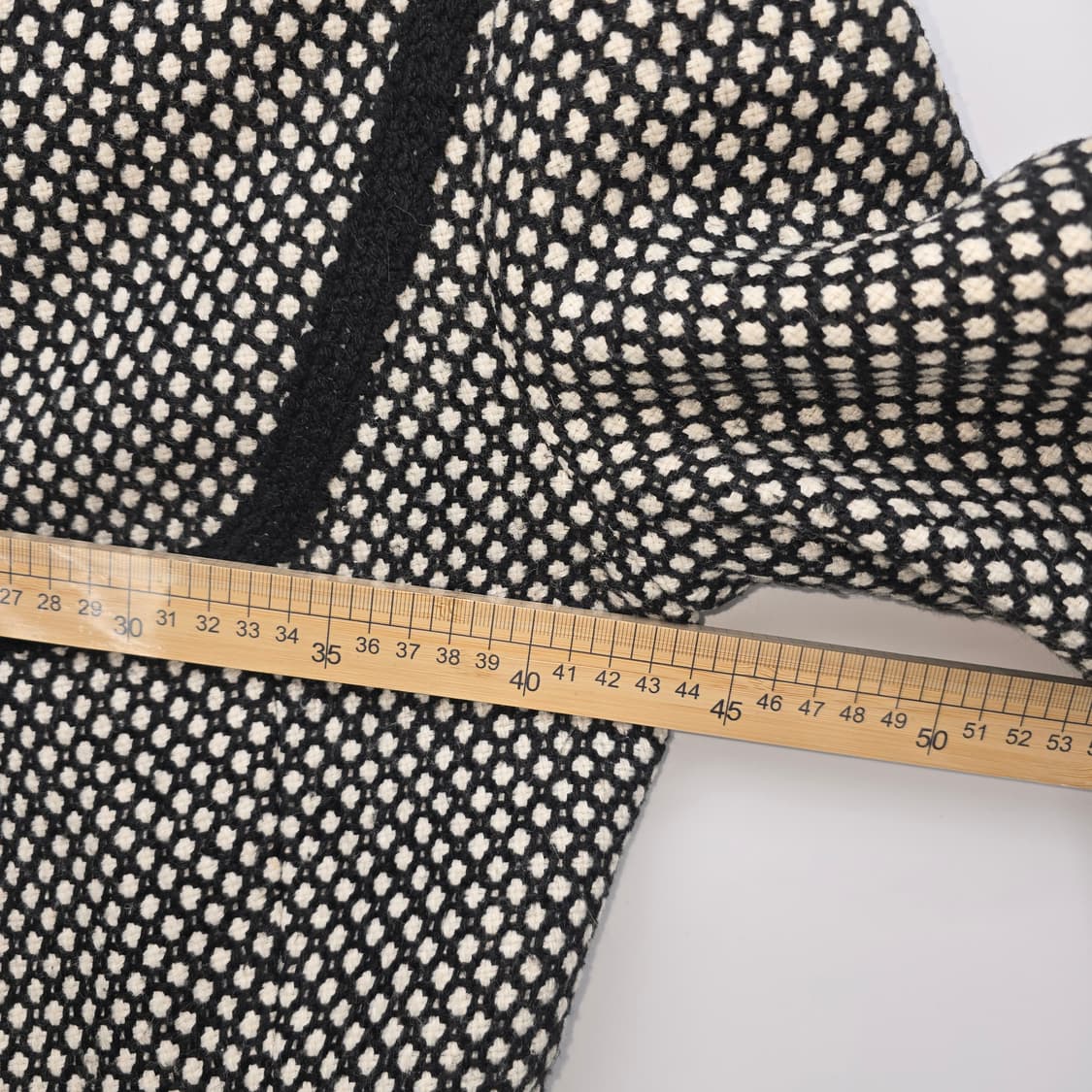 일본 빈티지  울 자켓 소매 플라워  자수 포인트 상품이미지4