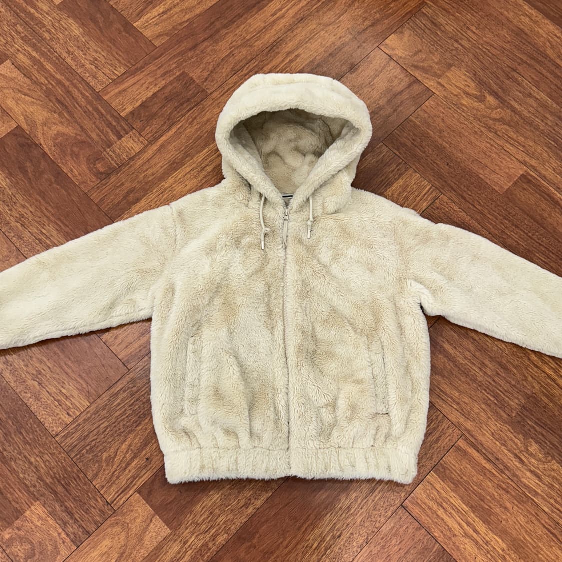 여성용 90 코오롱스포츠 에코퍼 후드재킷 상품이미지2