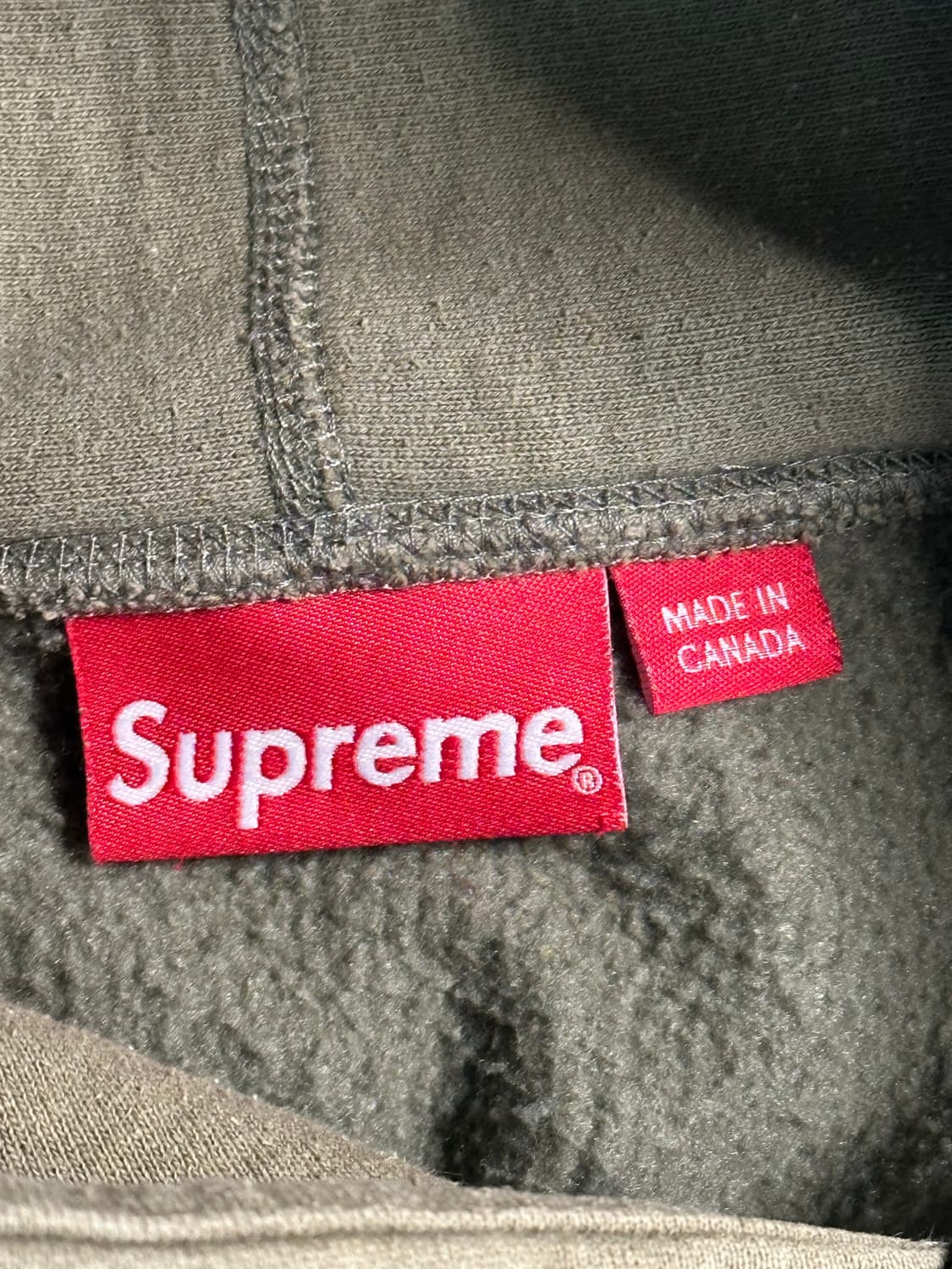 슈프림 후드 올리브 M 상품이미지5