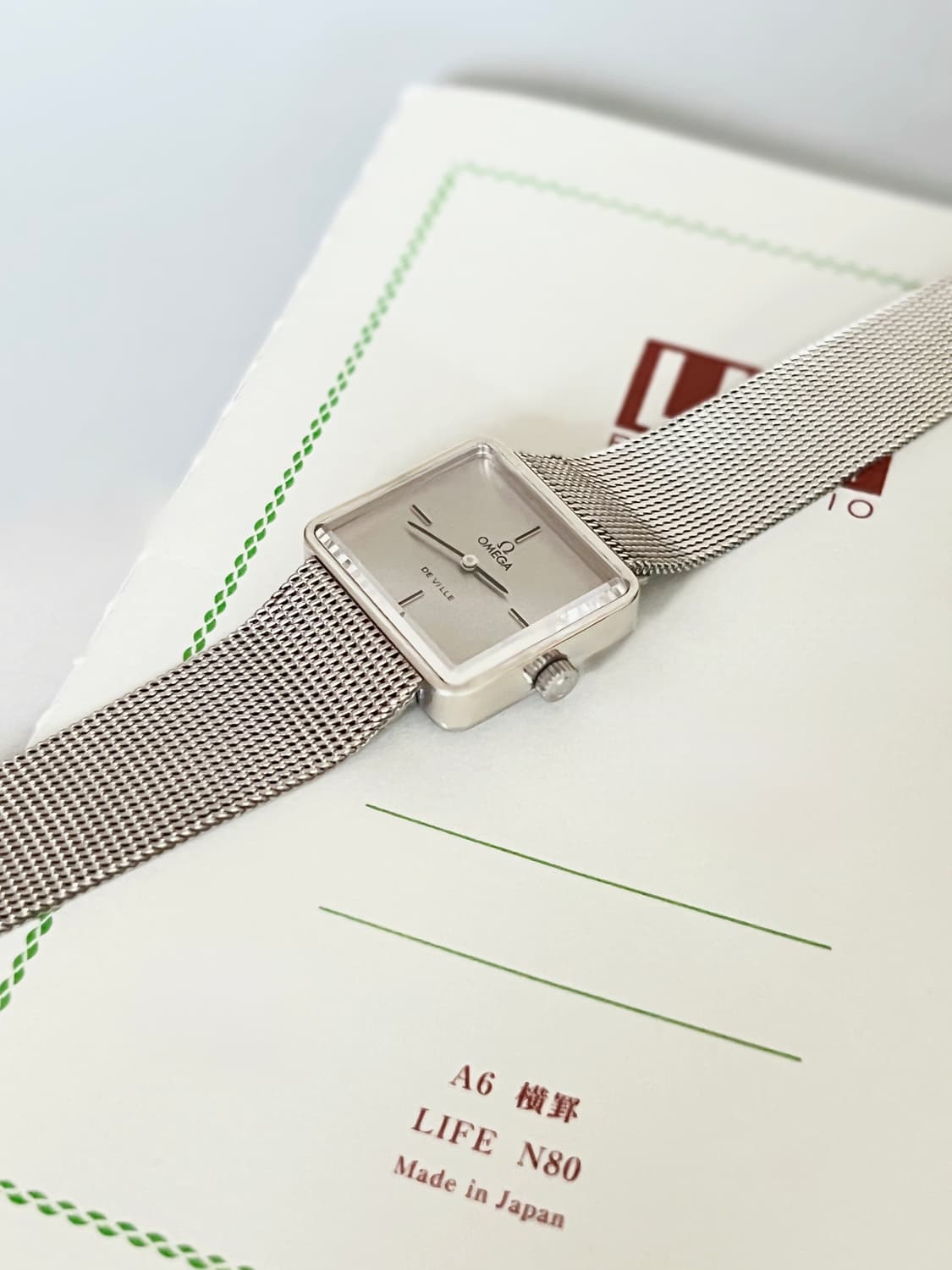 OMEGA 오메가 드빌 화이트골드 수동 시계 상품이미지5