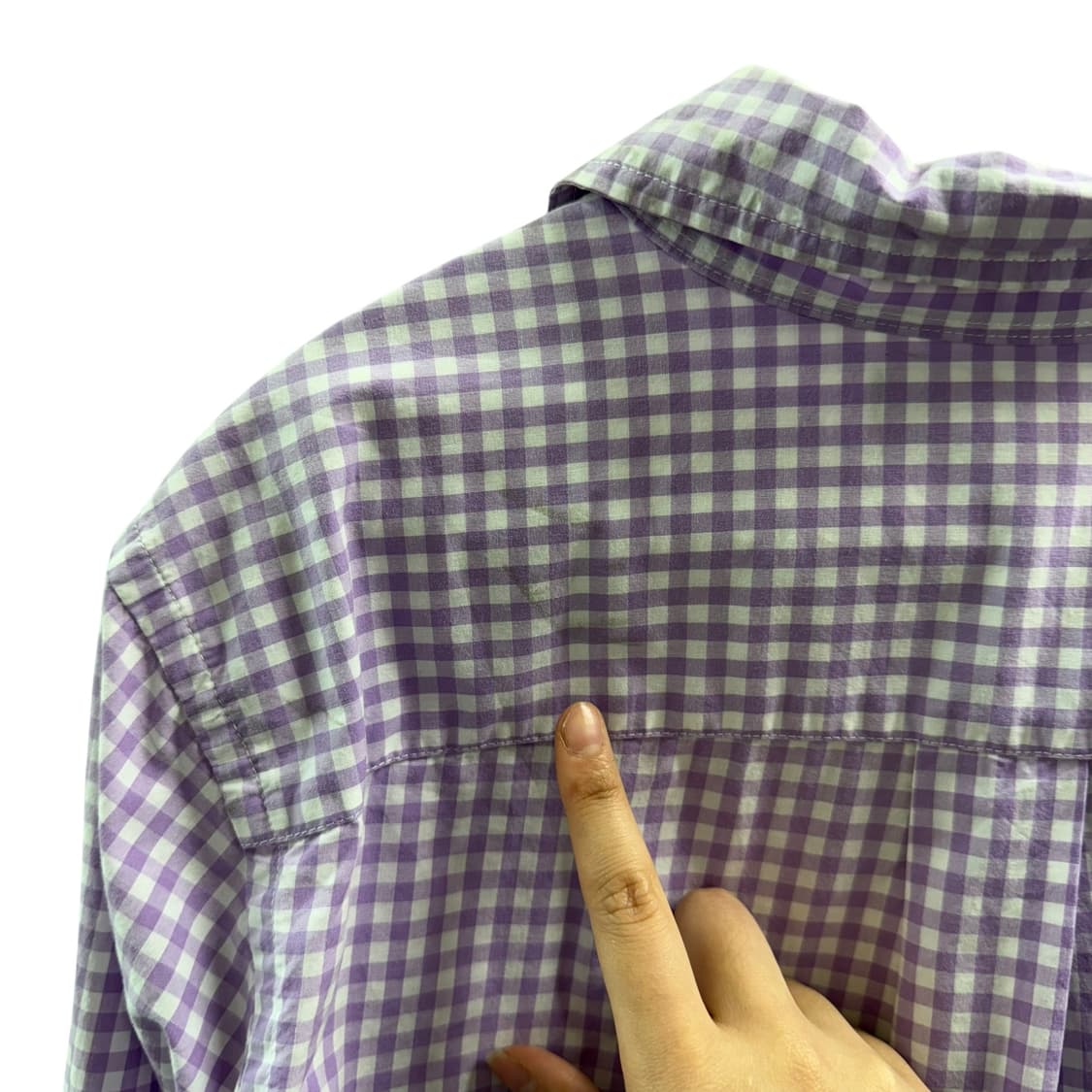 [XL] 폴로 퍼플 체크 셔츠 상품이미지7