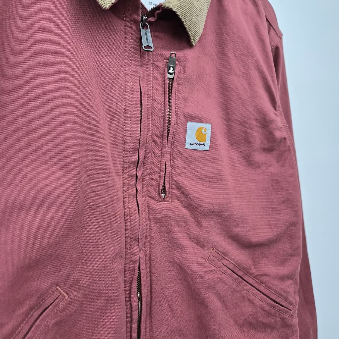 칼하트 와인색 디트로이트 자켓 남녀공용 S 상품이미지2