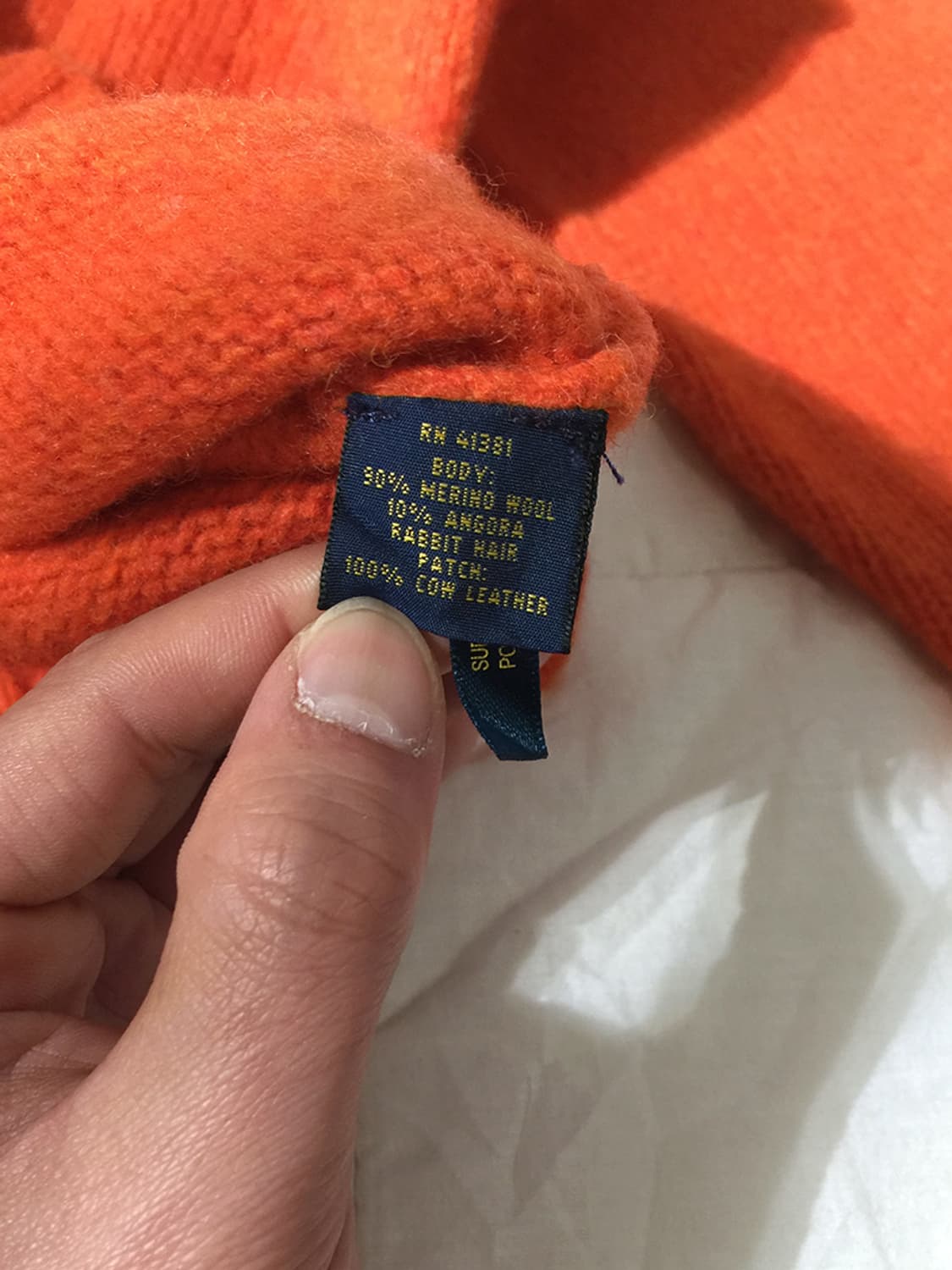 (WOMAN) 폴로랄프로렌 숄카라 스웨터 L 상품이미지7