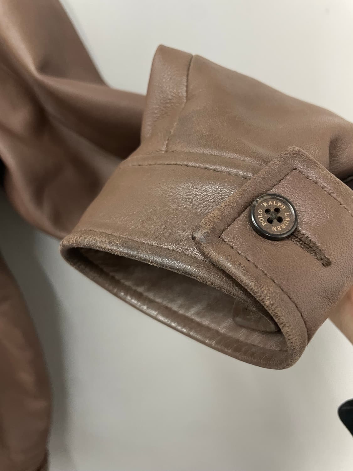 폴로 랄프로렌 브라운 레더자켓 H2439 상품이미지9
