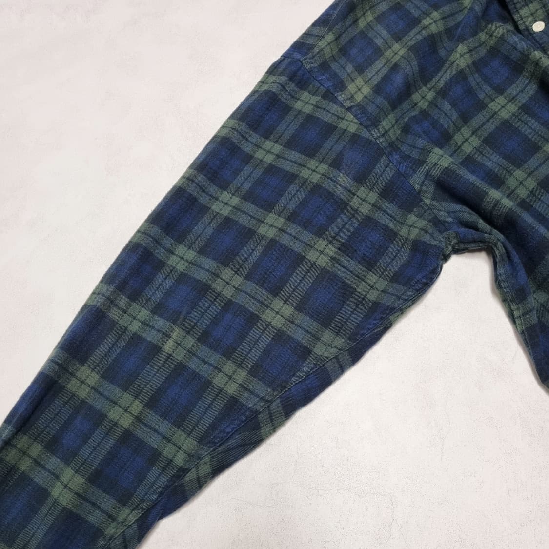 빈티지 올드갭 블랙와치 체크셔츠 - XXL 상품이미지6