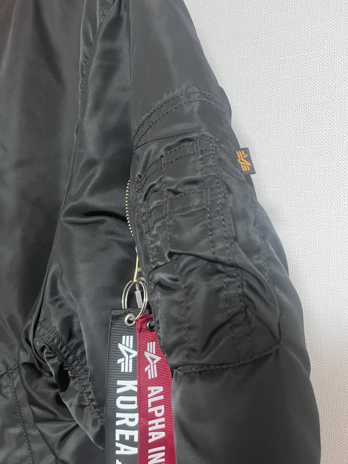 알파인더스트리 ma-1 블랙 상품이미지5