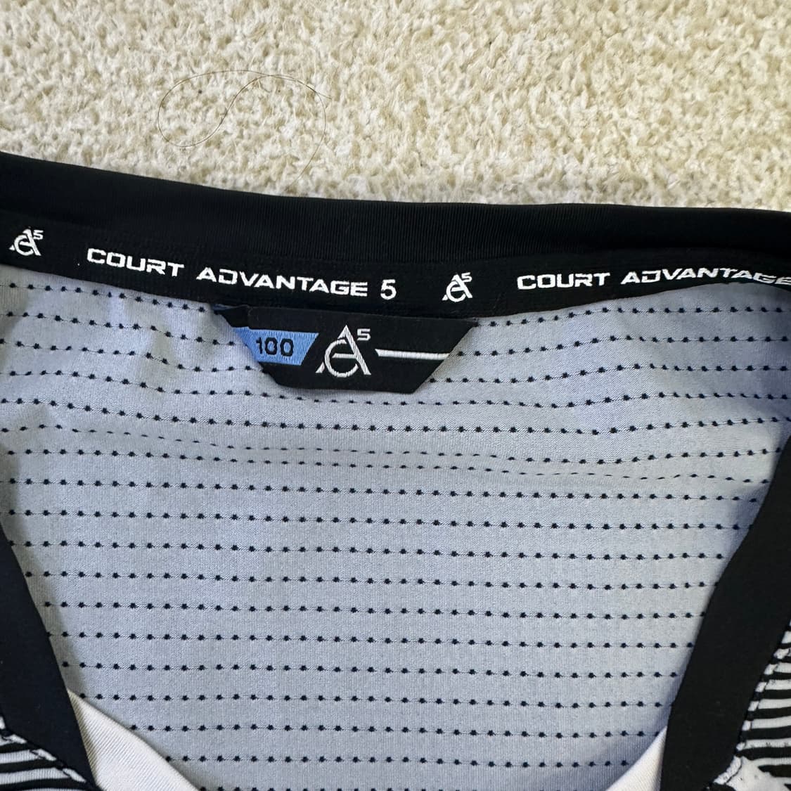 100 코트어드밴티지 배드민턴 반팔 0319D 상품이미지2