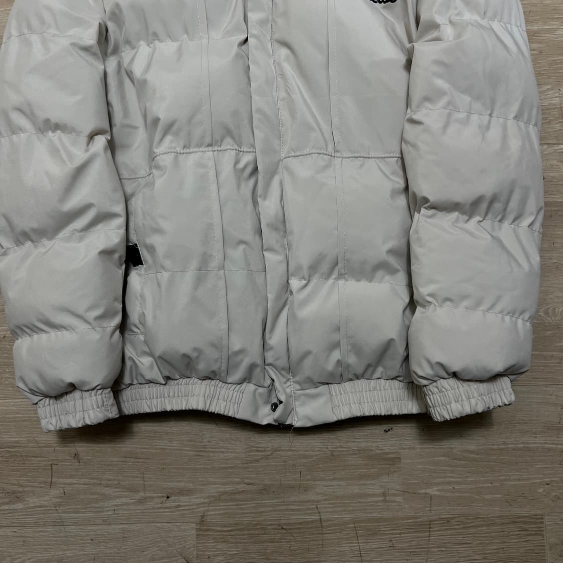 타이틀리스트 골프웨어 와펜 하이넥 패딩 점퍼 [아이보리] 2XL/110 상품이미지3