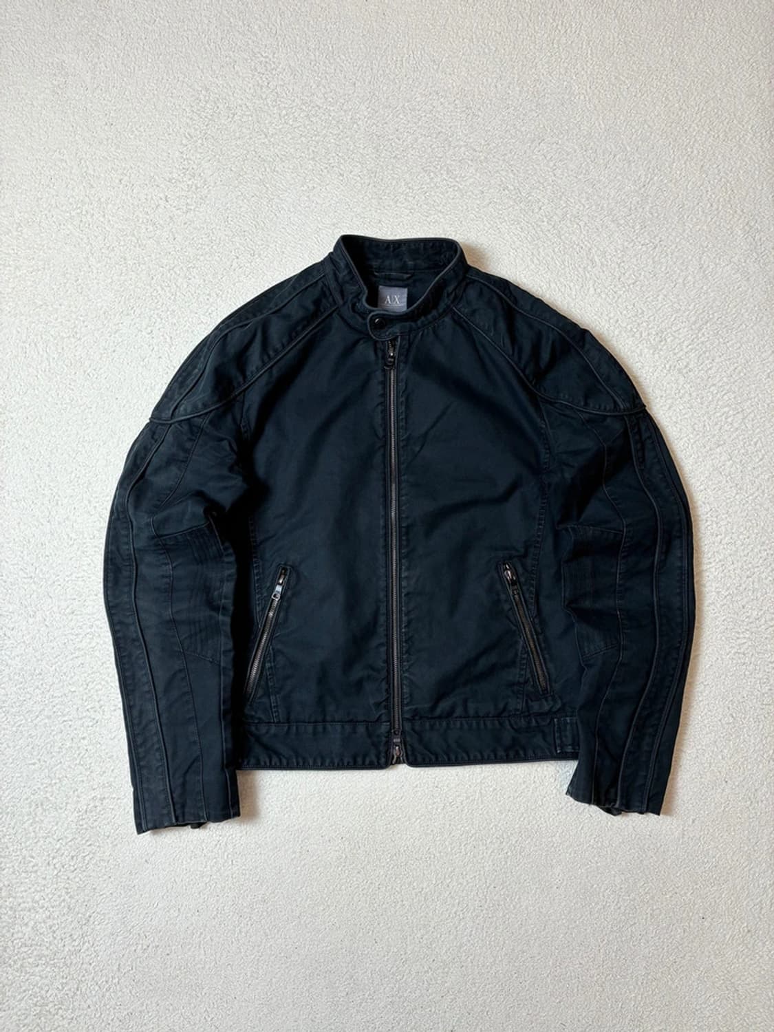 아르마니 익스체인지 00's 파이핑 라이더 자켓 PN7389 상품이미지1
