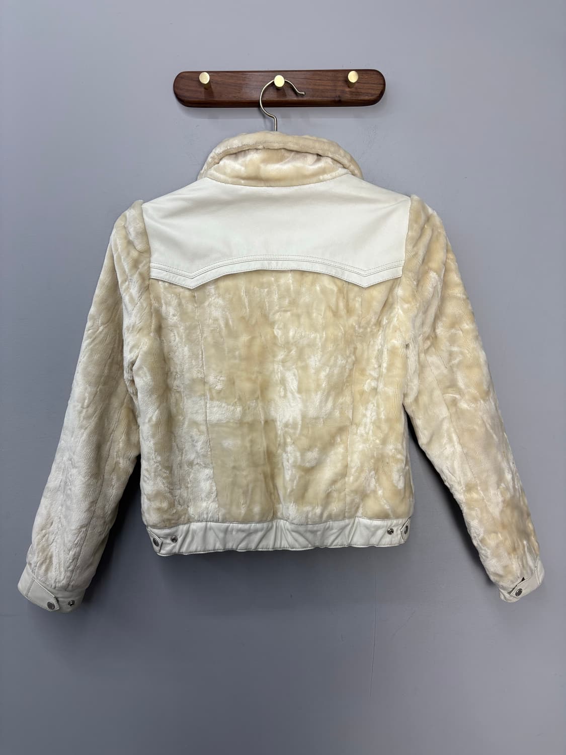 베네통 퍼 가죽디테일 자켓 A3321 상품이미지4