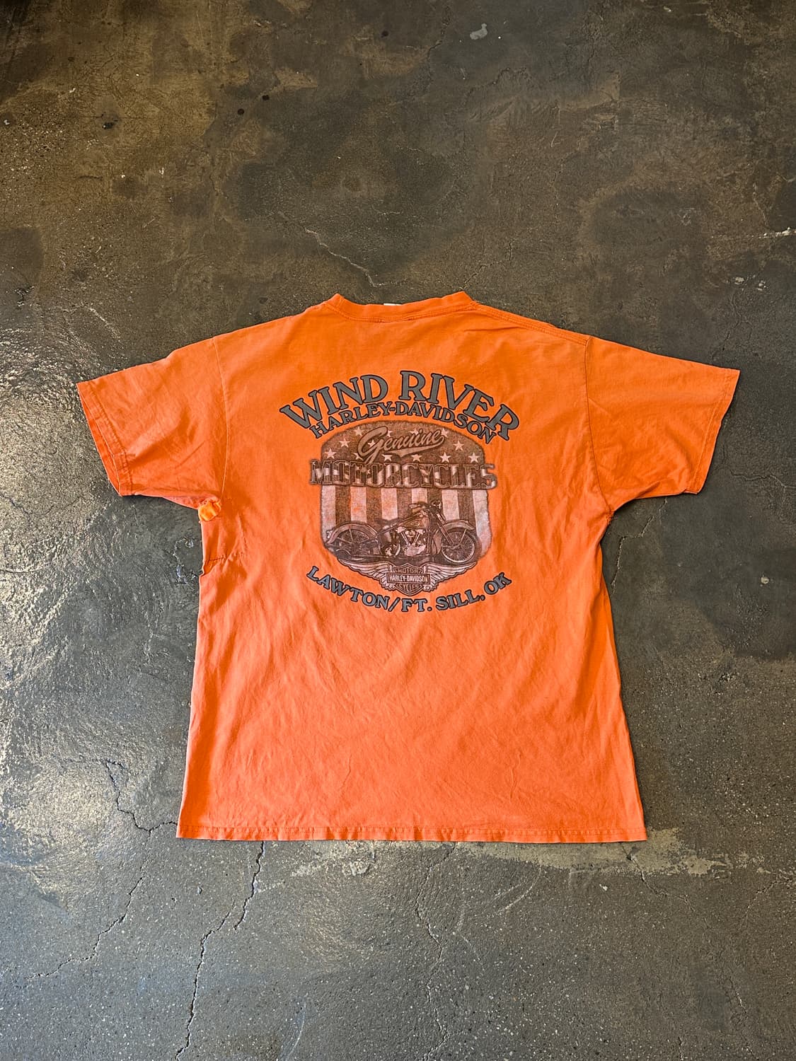 할리데이비슨 데미지드 반팔티 L 상품이미지2