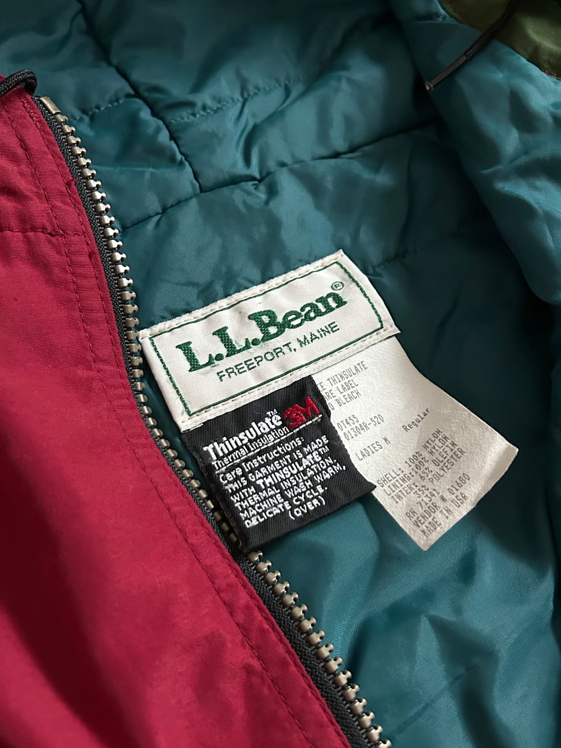8~90s L.L Bean 3M 신슐레이트 티롤리안 빈티지 아노락 상품이미지4