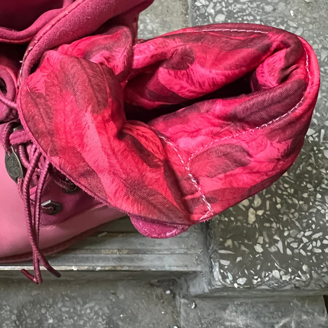 팀버랜드 롤탑 핫핑크 부츠 상품이미지6