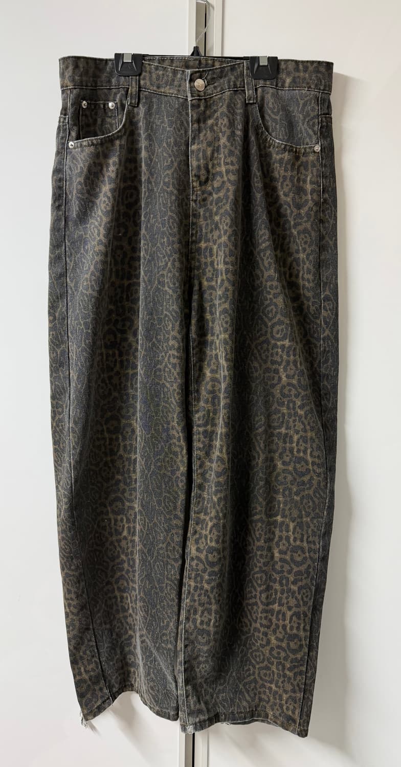 레오파드 팬츠 상품이미지1