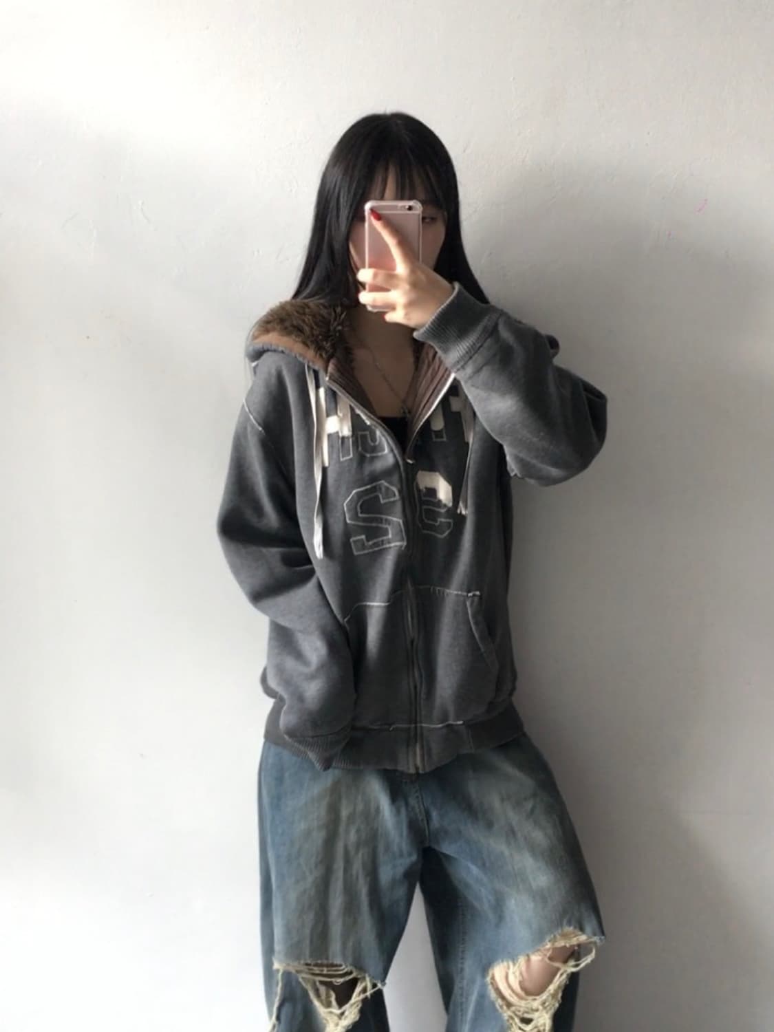 아베크롬비 쉐르파 헤비 후드집업 상품이미지2