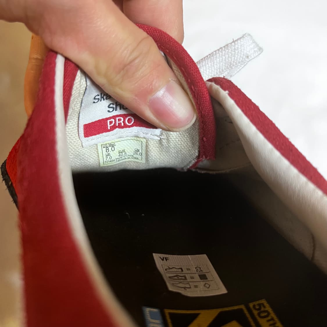 [260] 반스 에라 50주년 한정판 스케이트 보드화 상품이미지8