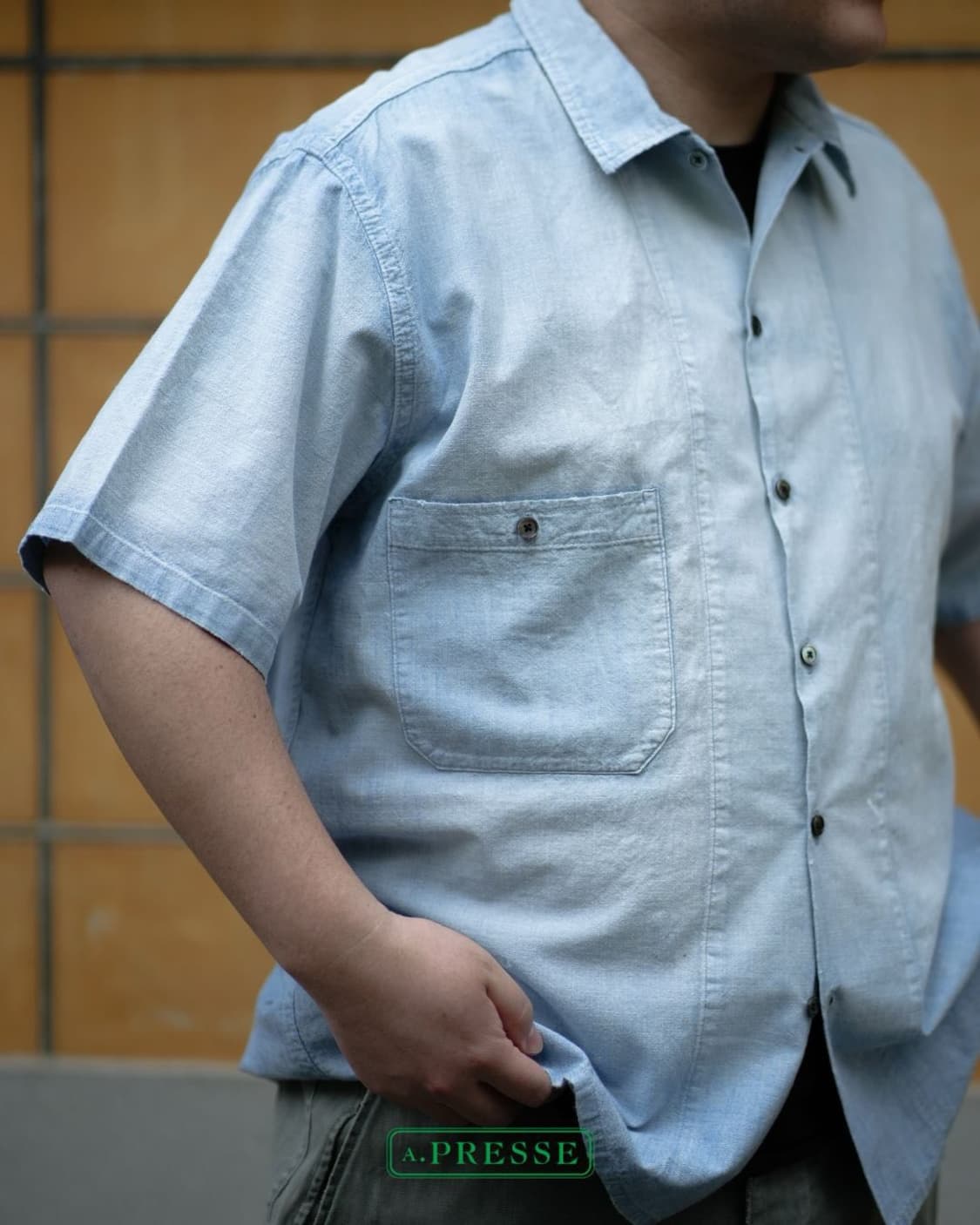 26ss Vintage Chambray S/S Shirt 상품이미지5