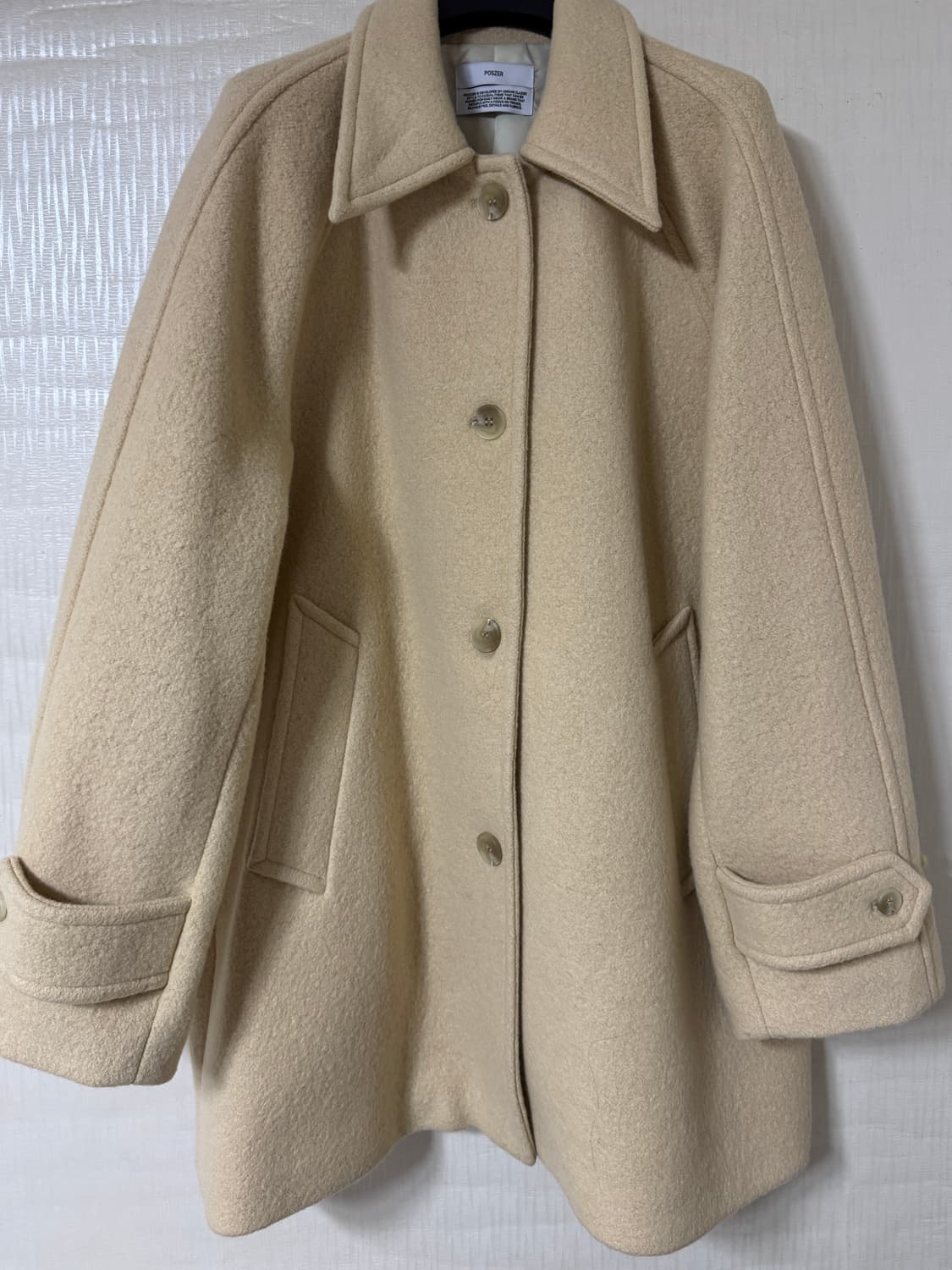 포저 레몬 울 하프코트 상품이미지3