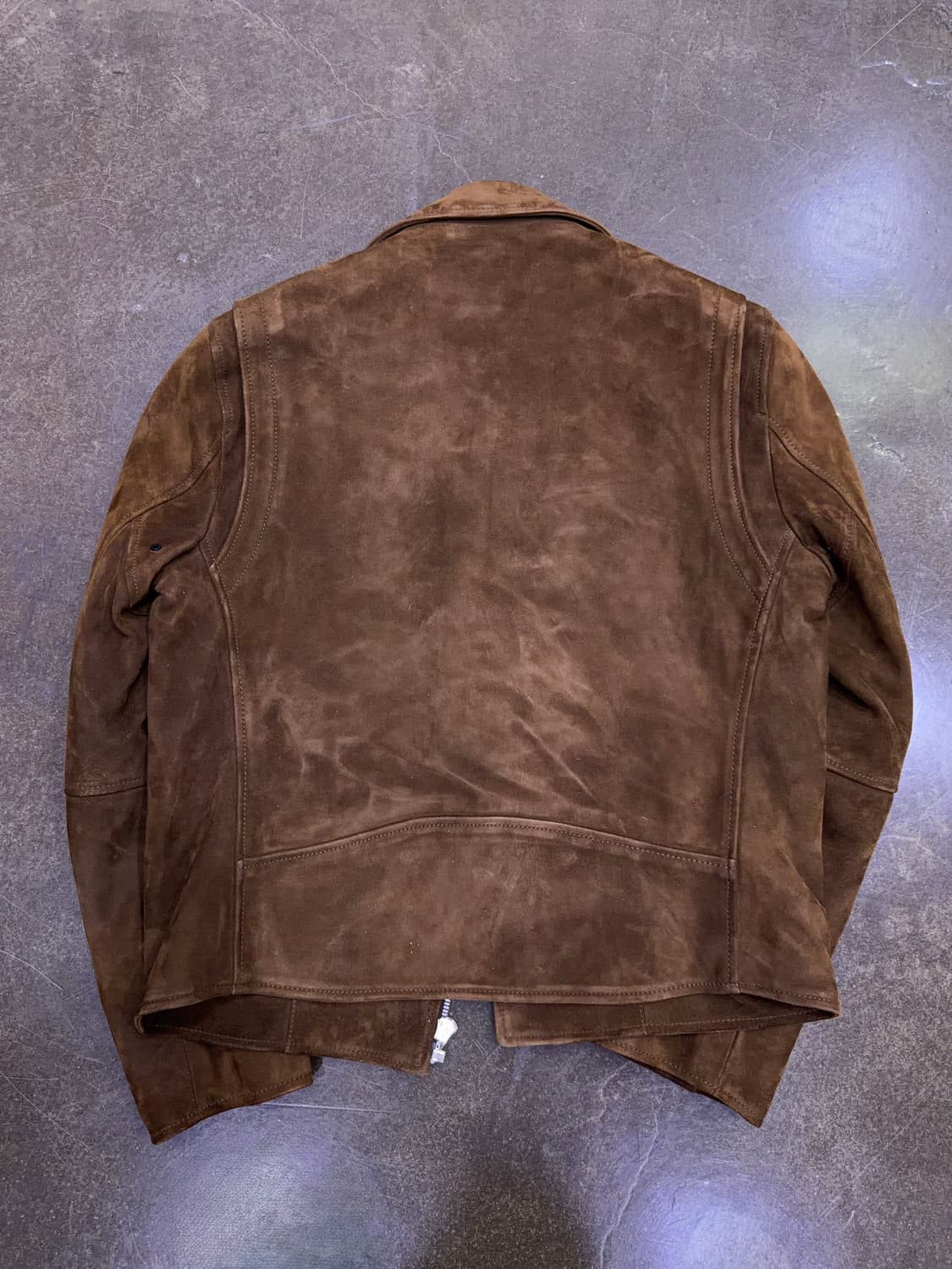 질스튜어트 뉴욕 양가죽 스웨이드 레더 라이더자켓 M 상품이미지2