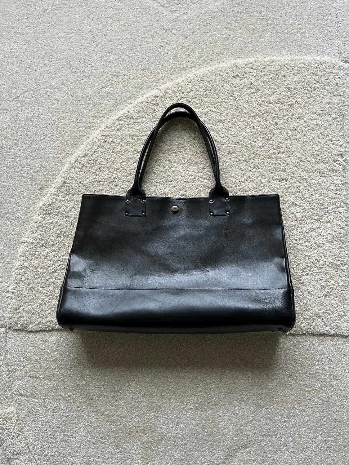 다츠노시 핸드메이드 레더 토트백 상품이미지2