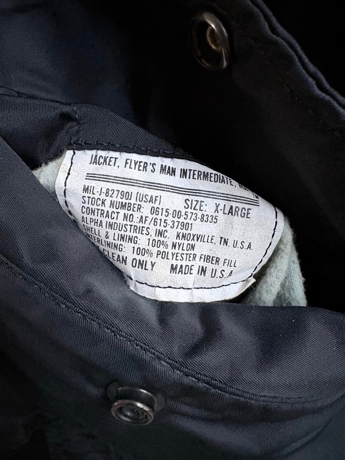 알파인더스트리 usa 빈티지 ma-1 상품이미지3