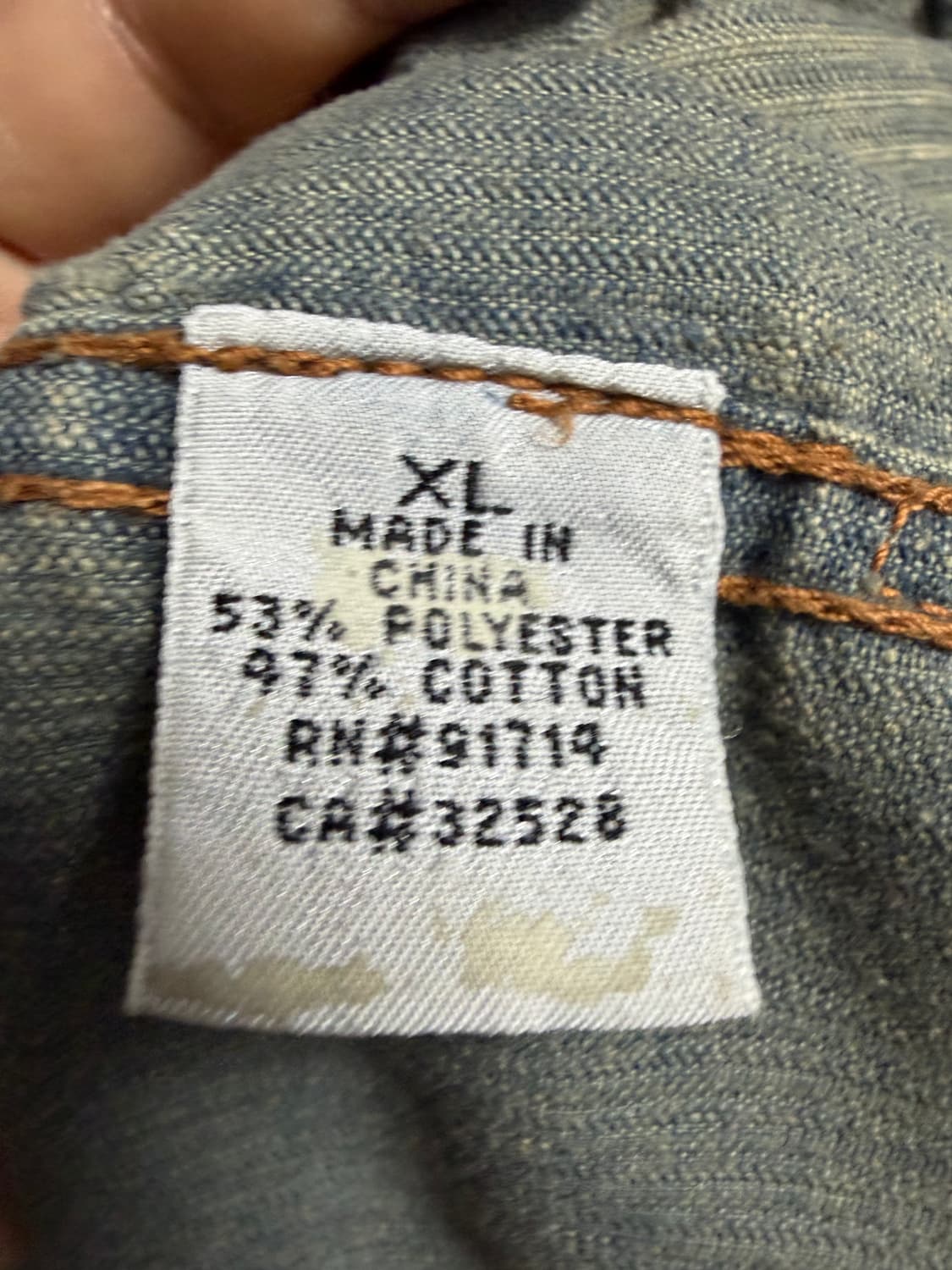 아르마니 익스체인지 데님 트러커 자켓 상품이미지4