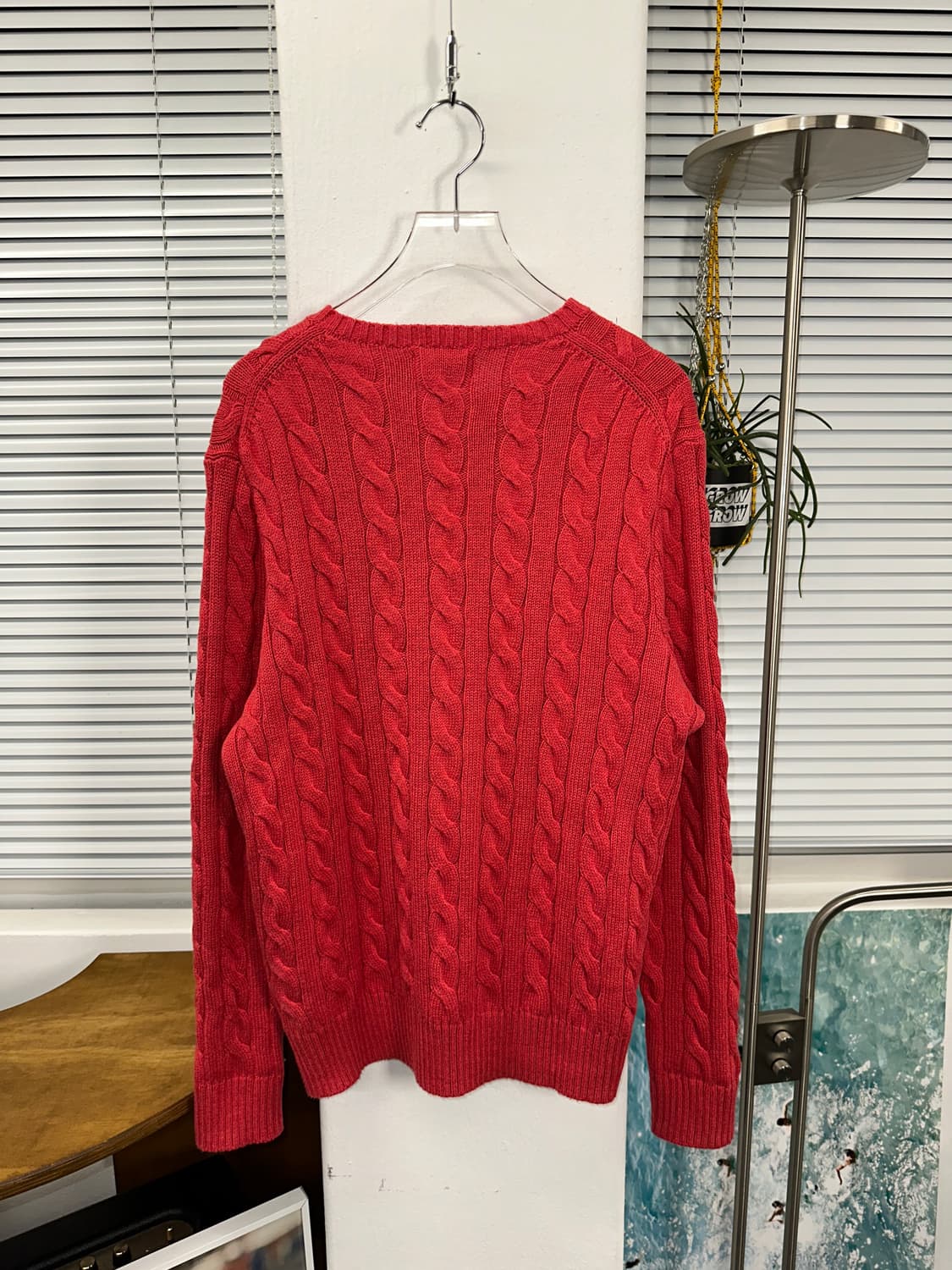 폴로 케이블 니트 M (신형큐알버전) 상품이미지4