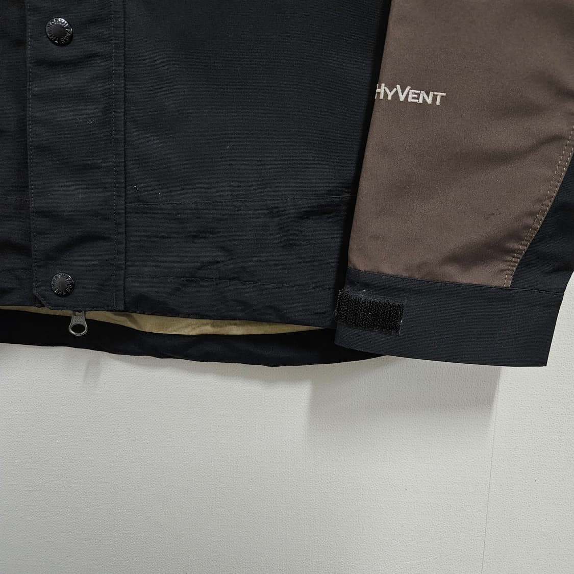 XL 노스페이스 빈티지 브라운 하드쉘 바람막이 상품이미지3