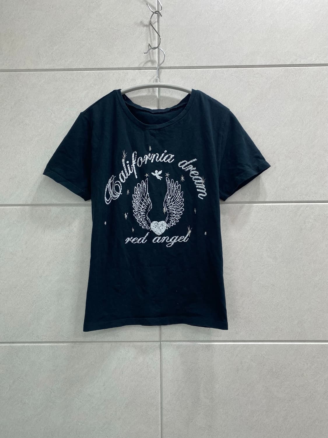Y2K Wings Print Tee 상품이미지3
