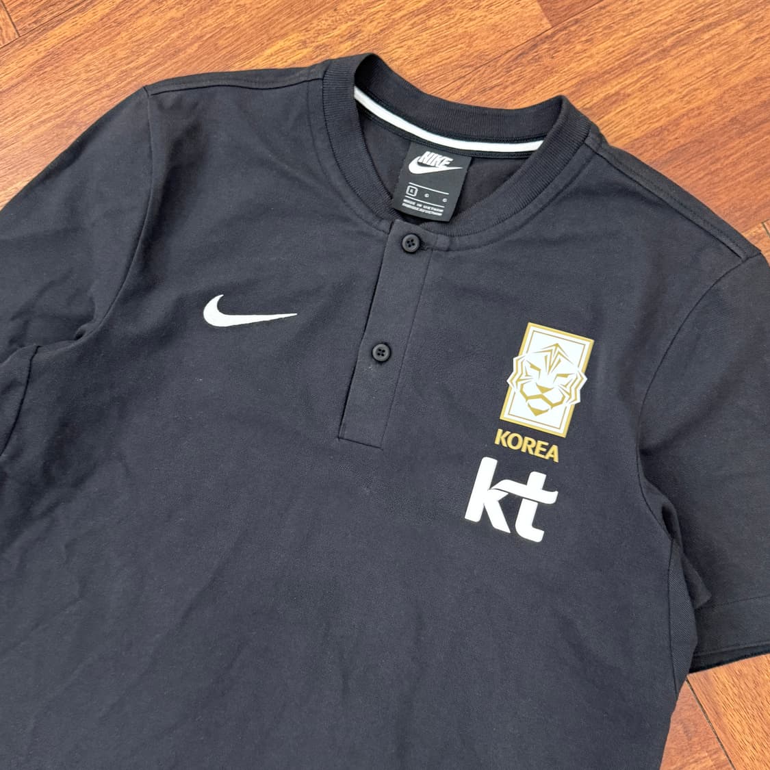 L 나이키 대한민국 축구대표팀 20-22 선수지급용 헨리넥 티셔츠 상품이미지2