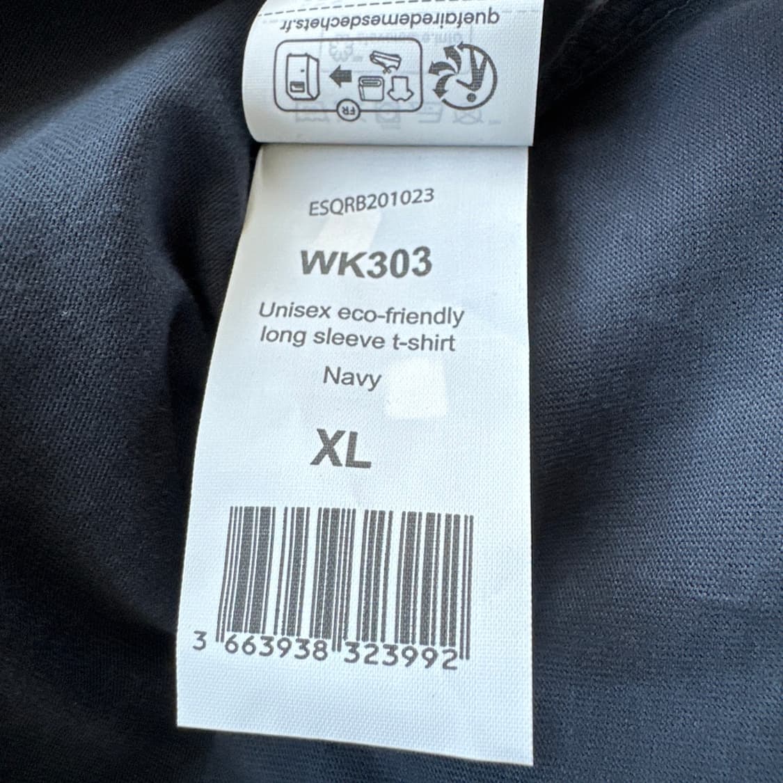 시스코(Cisco) 롱슬리브 티셔츠 네이비 XL 남녀공용 에코프렌들리 긴 상품이미지7