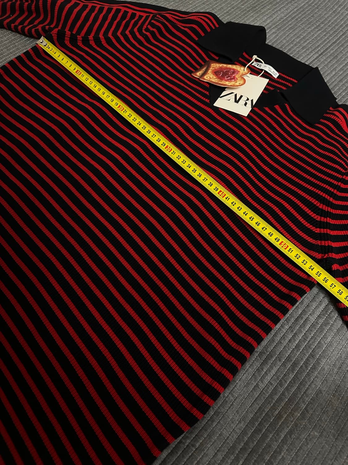 (L) 자라 스트라이프 니트 폴로셔츠 상품이미지5