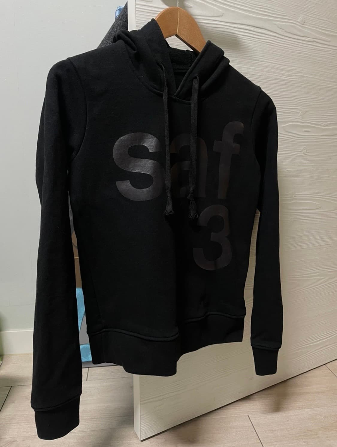 1/2 BASIC SAFARI HOODIE (BLACK) 상품이미지1