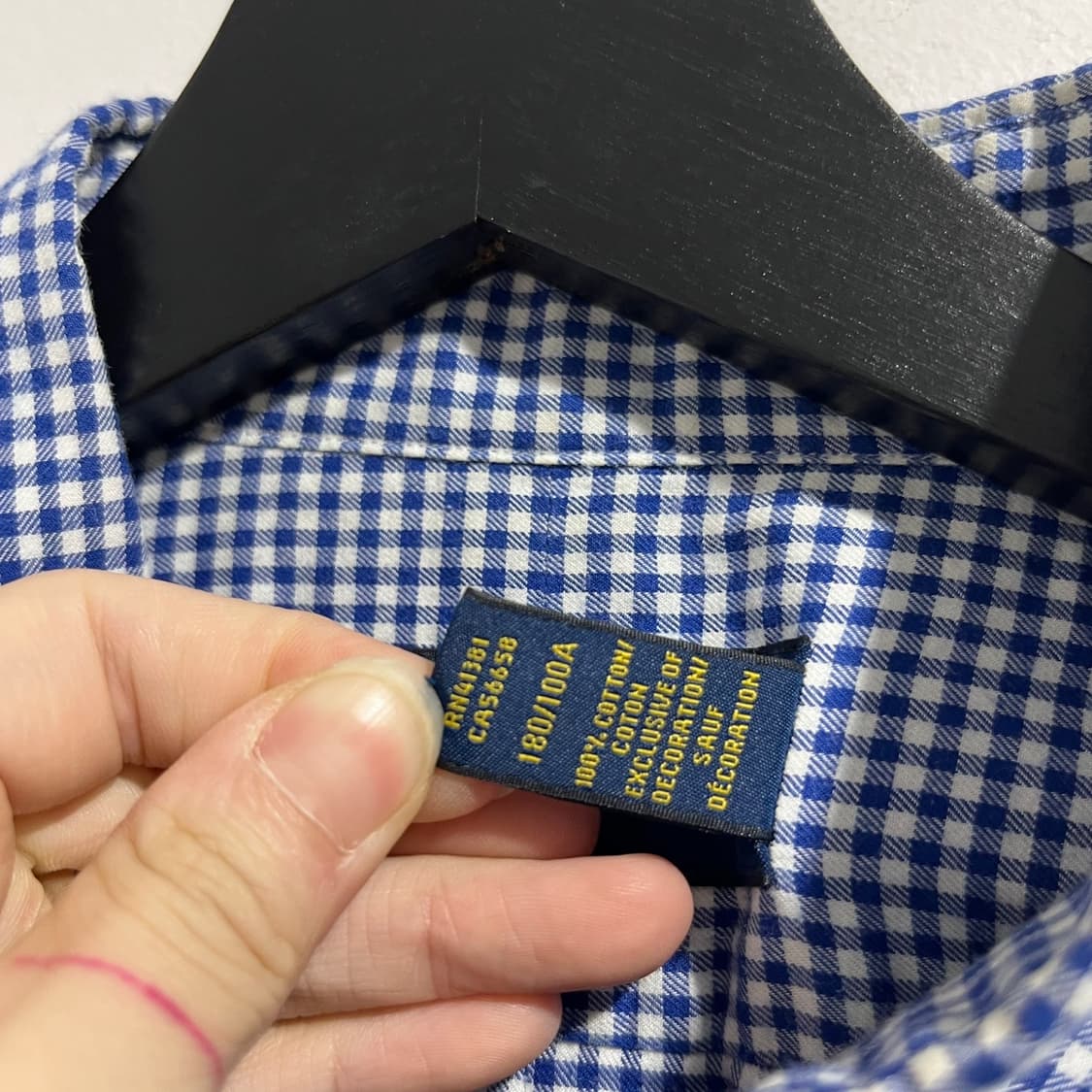 폴로 랄프로렌 체크 셔츠 b01 상품이미지6