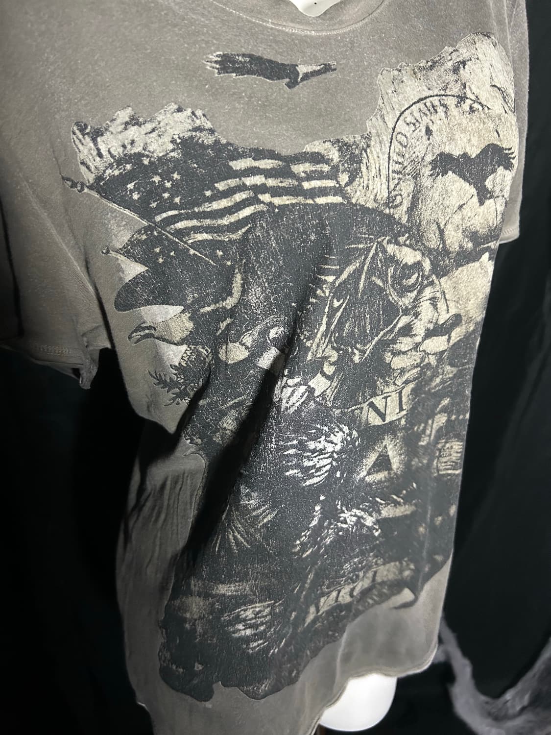 codescombine khaki y2k tee 상품이미지2