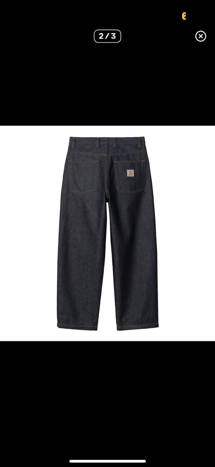 구매) 칼하트WIP 브랜든팬츠 스미스 블루 리지드 상품이미지1