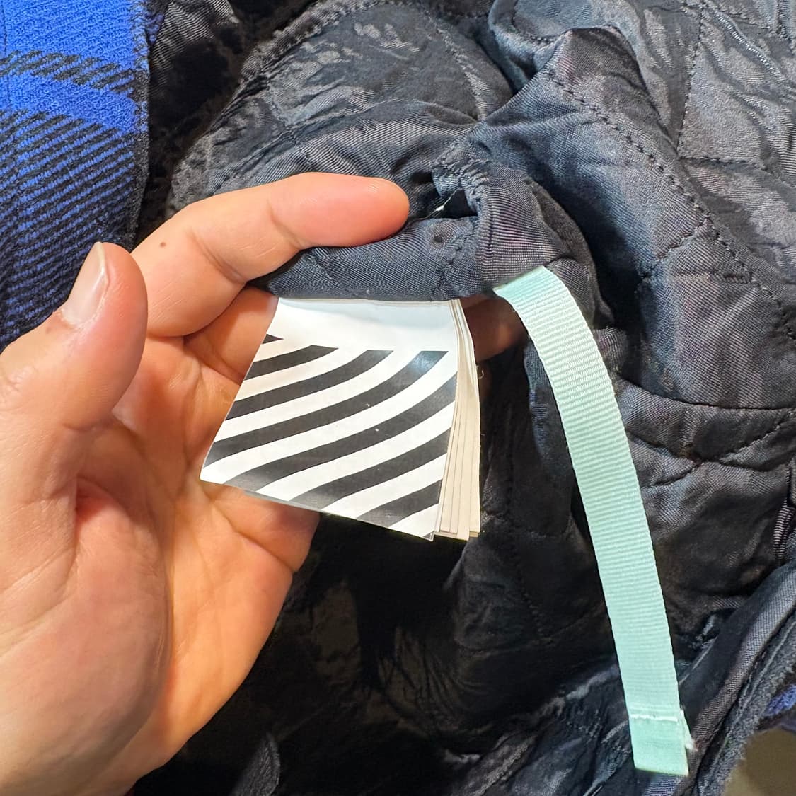 [XS] OFF WHITE 오프화이트 체크 셔츠 자켓 상품이미지6