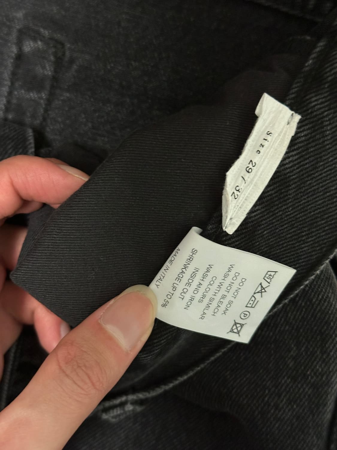 와이드 트위스티드 팬츠 29/32 상품이미지6