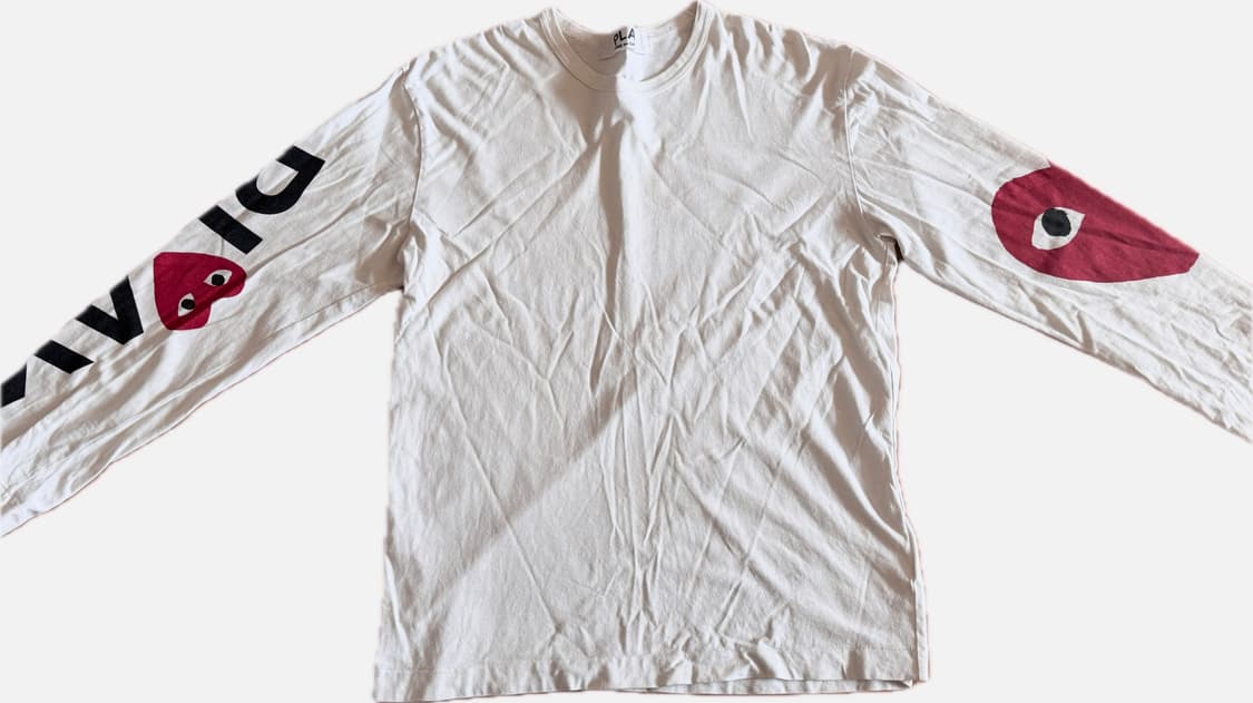 꼼데가르송 사이드 프린팅 롱슬리브(L) 상품이미지2