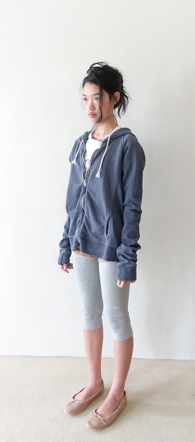 샵페어리 washed lily hoodie  상품이미지1