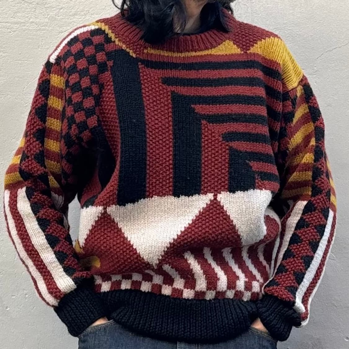 올드 미스터 준코 바이 준코 코시노 헤비울 스웨터 상품이미지8