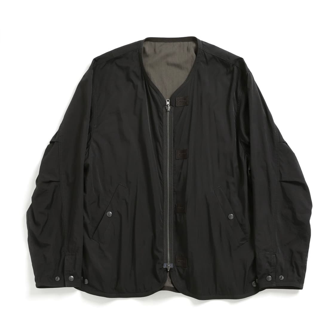 해칭룸 리버서블 라이닝 자켓 블랙/차콜 상품이미지1