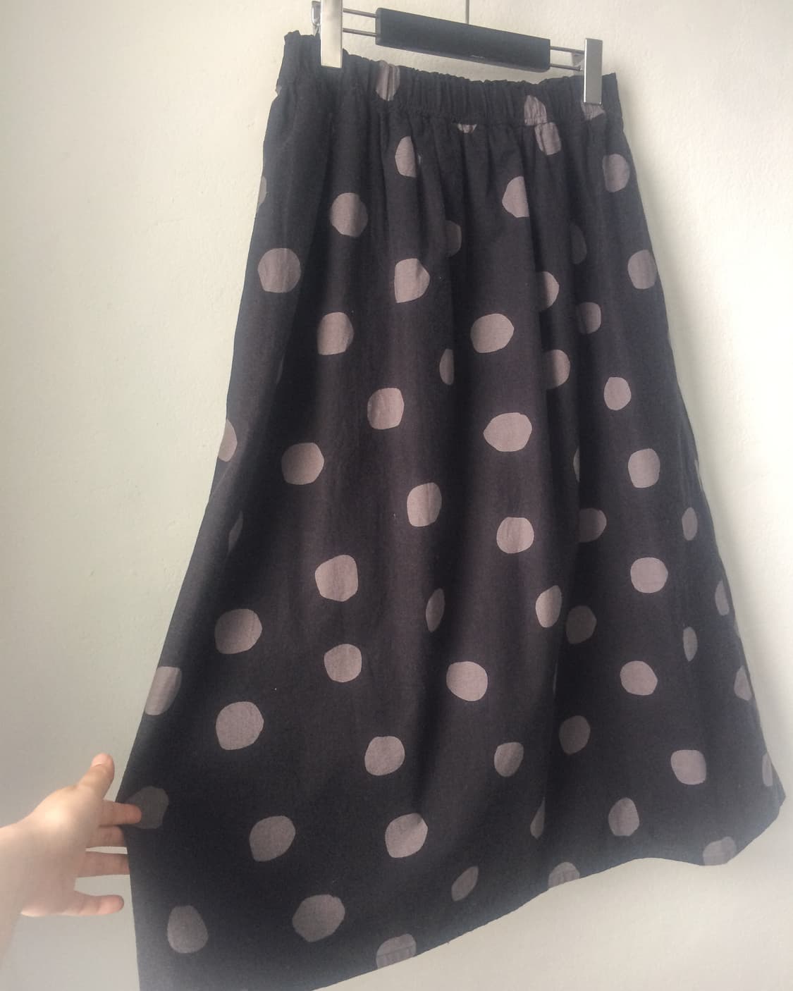 Dot pattern long skirt 상품이미지3