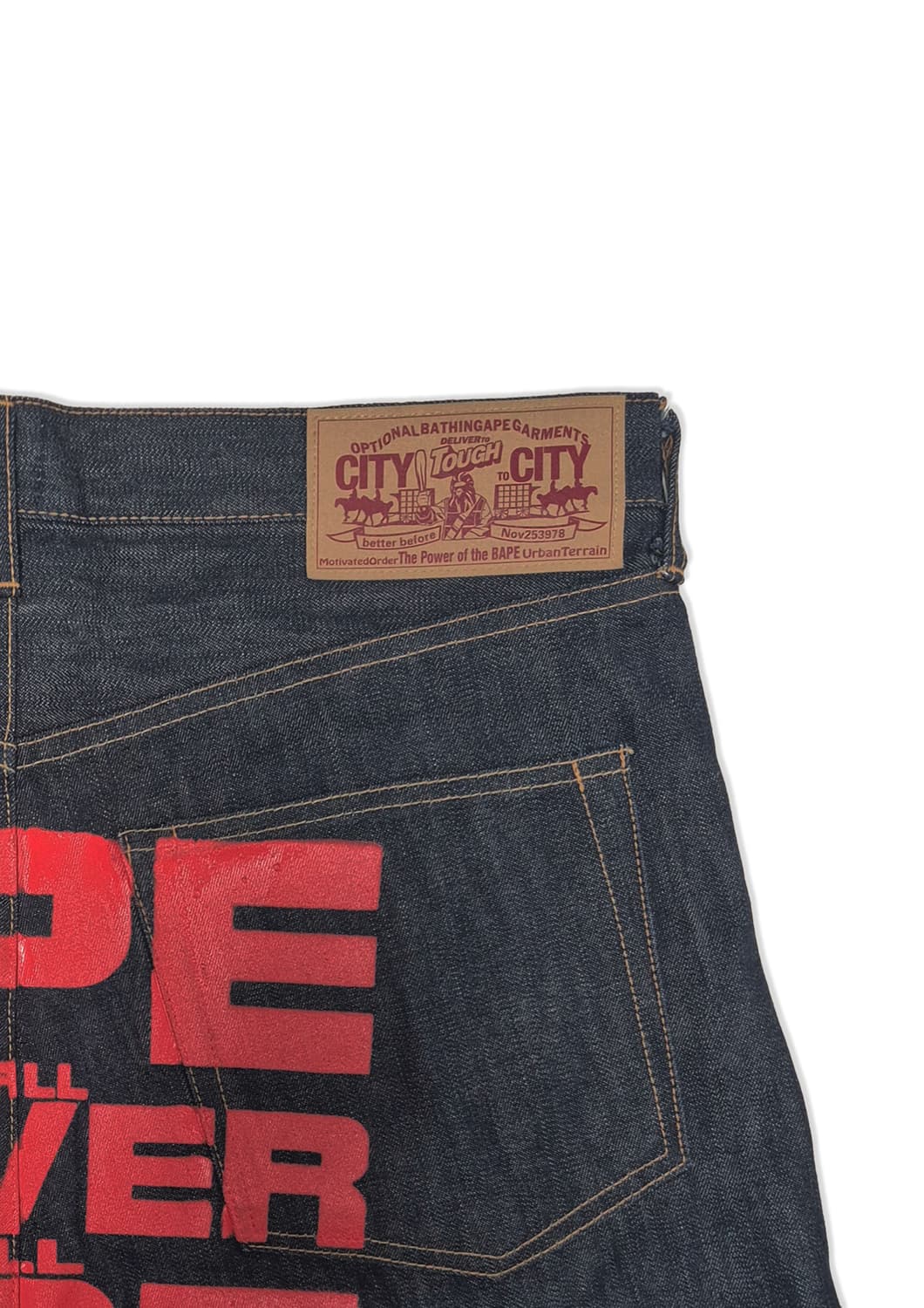 00s Bape ASNKA 셀비지 데님 (니고 본인기) 상품이미지3