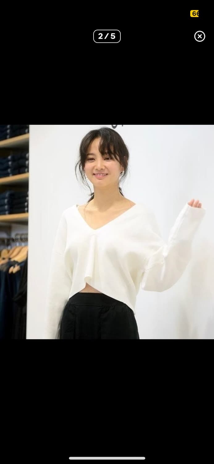 유니클로 르메르 LM밀라노립V넥스웨터 상품이미지2